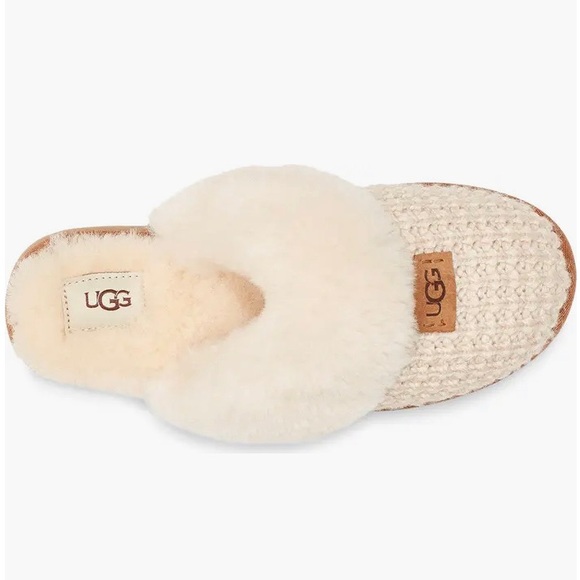 UGG Cozy Knot Slipper Cream US Size 7/EU 38 UK 5 - Picture 2 of 4